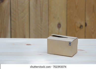 closeup boxes on the table