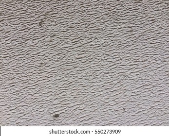 Closeup Breeze Block Wall, White Rough Concrete Texture