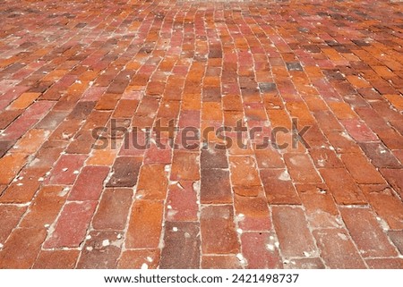 Closeup of Brick Texture from the 18th Century at Fort Sumter, SC, USA