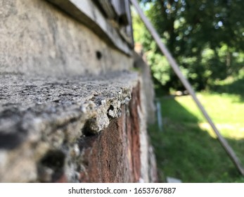 Closeup of a brick wall