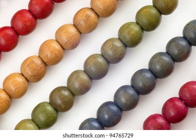 cornflowerblue abacus beads