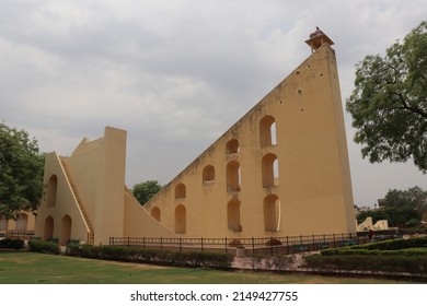 Closeup Of Brihad Samrat Yantra In Jantar Mantar Jaipur India.