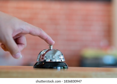 Closeup buzzer on the table
