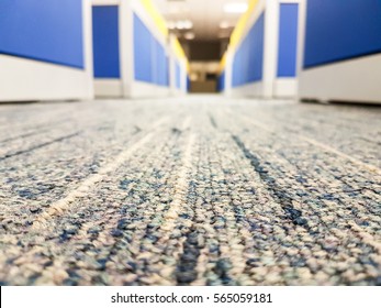 Closeup Of Carpet In Office.