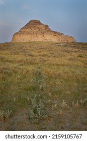 A Closeup Of The Castle Butte In Canada