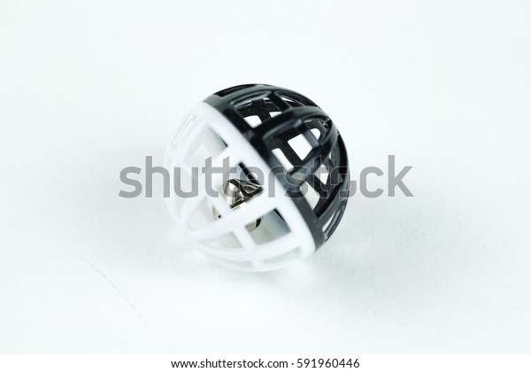 cat toy with ball in a ring