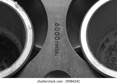 Closeup Of Centrifuge 6000 Rpm