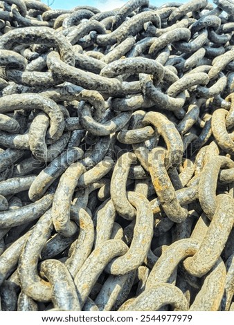 closeup for chain and manacle