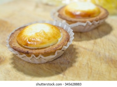 Closeup Cheese Tart