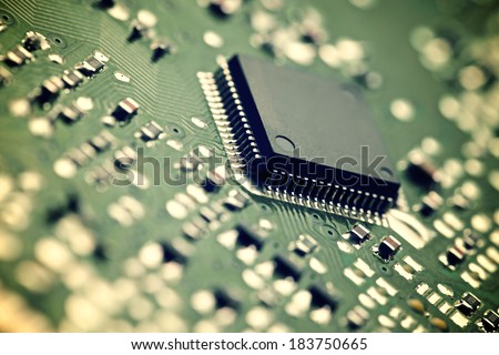 Similar – Image, Stock Photo Integrated semiconductor microchip microprocessor