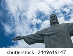 Close-up Christ the Redeemer, Rio de Janeiro, Brazil