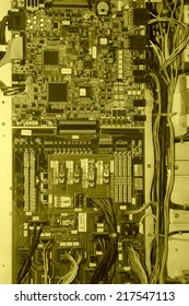 closeup of circuit boards, Universal application of the current high-tech products, especially in the IT technology. 