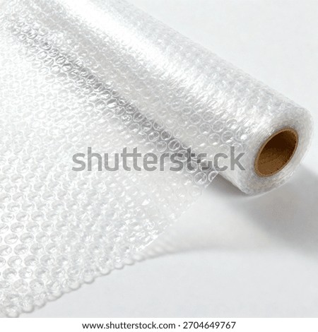 Closeup Clear Plastic Bubble Wrap