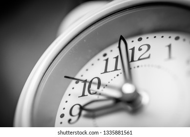 closeup of clock