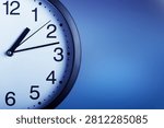 A close-up of a clock, the concept of time.