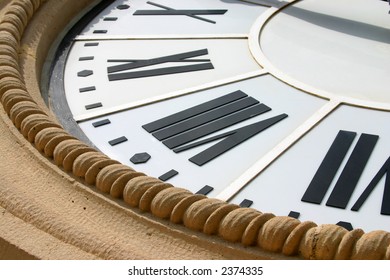 Closeup of clock face with decorative frame - Powered by Shutterstock - Get 15% off with code: PIKWIZARD15