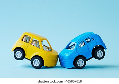 Closeup Collision Two Toy Cars On Stock Photo 465867818 | Shutterstock