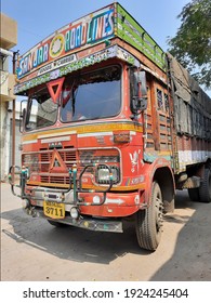 
Closeup Of A Colorful Indian Truck Traveling | Truck Art In India: A Motley Of Colors Pune, Maharashtra, India
February-19-2021