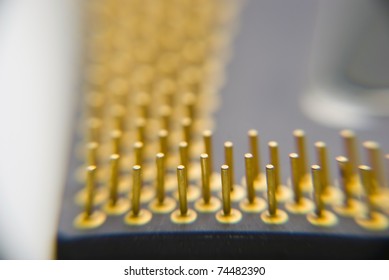 Close-up of a computer chips intel pentium processor - Powered by Shutterstock - Get 15% off with code: PIKWIZARD15