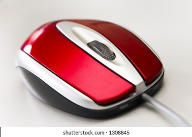 Close-up of computer mouse