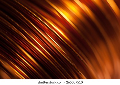 Closeup of copper coil wiring - Shutterstock ID 265037510