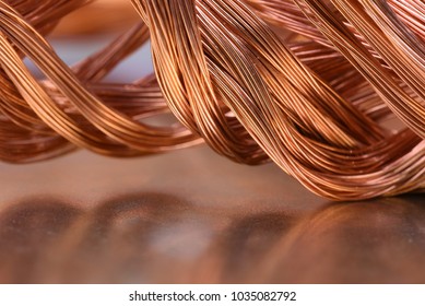 Closeup of copper wire, concept of market of raw materials - Shutterstock ID 1035082792
