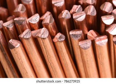 Close-up copper wire raw materials and metals industry and stock market concept - Shutterstock ID 786273925
