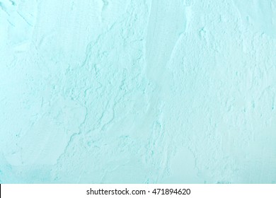 Closeup of creamy blue swirled Ice cream.