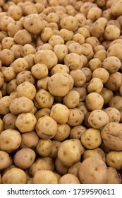 Close-up Of Creole Potatoes For Sale.