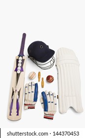 Close-up Of Cricket Equipment