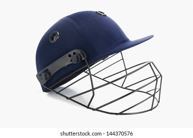 Close-up Of A Cricket Helmet