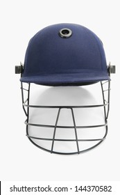 Close-up Of A Cricket Helmet