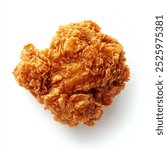 Close-up of a Crispy Fried Chicken Piece