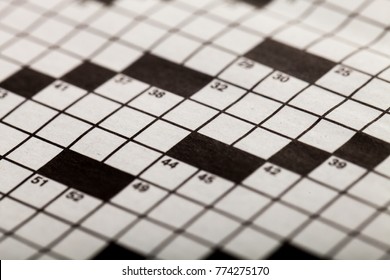 Closeup Crossword Puzzle Stock Photo 774275170 | Shutterstock