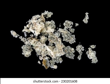Closeup of dandruff