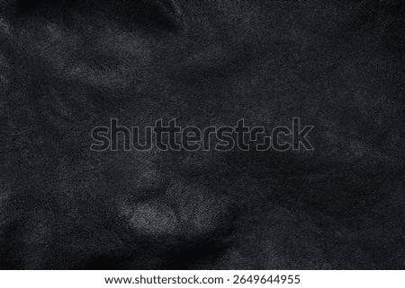 Close-Up of Dark Leather Surface for Design Use.