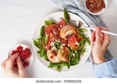 Closeup delicious healthy Mediterranean food - Shutterstock ID 1930601201