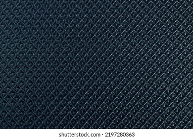 Close-up Of Diamond-patterned Textured Synthetic Fabric Used To Make Blinds. Design Template Or Polyester Material Abstract Background.