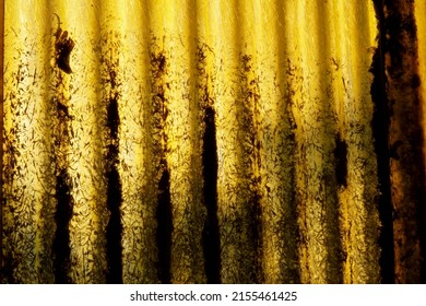 Close-up Dirty Yellow Plastic Surface Background
