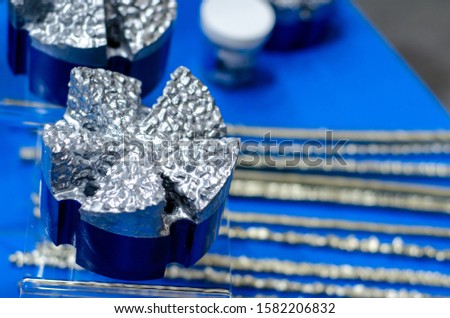 Close-up of DTH Hammer Bits (Rock Drill Bits)