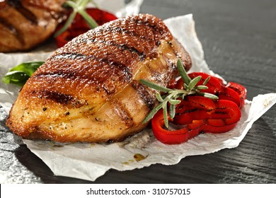 Closeup Of Duck Meat 