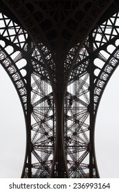 Close-up of the Eiffel Tower