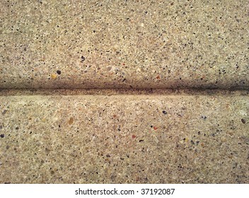 Close-up Of An Expansion Joint In Concrete.