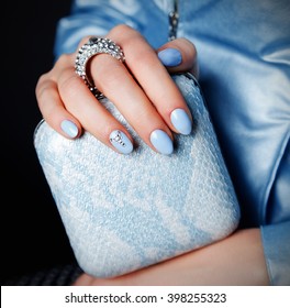 Baby Blue Nails Stock Photos Images Photography Shutterstock