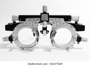 Closeup Eye Test Glasses On White Stock Photo 541477669 | Shutterstock