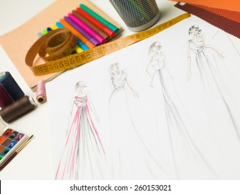 2,456 Evening Gown Sketch Images, Stock Photos & Vectors | Shutterstock