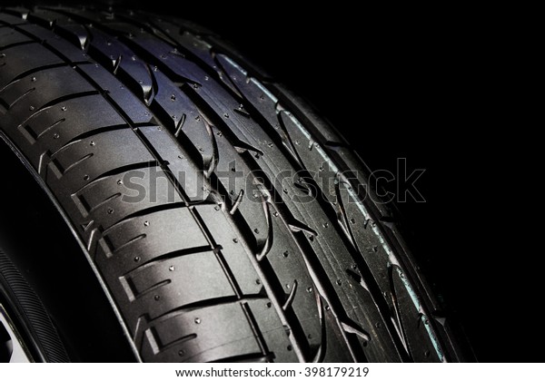 Closeup Fill light Tire\
dark background