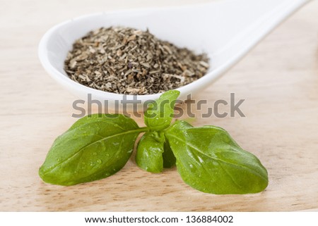 Similar – Image, Stock Photo basil Food