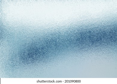 Closeup Of Frosted Glass Texture