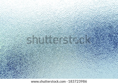 Closeup of frosted glass texture